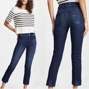 AMO Audrey Cropped Jeans in Eclipse